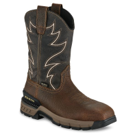 Men's 11-inch Waterproof Leather Safety Toe Pull-On Boot 83992