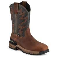 Men's 11-inch Waterproof Leather Safety Toe Pull-On Boot 83994