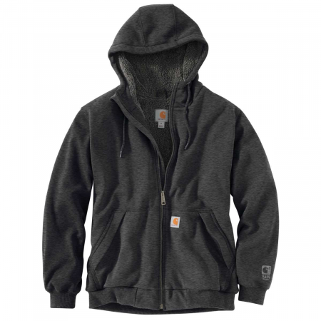 Carhartt Men's Rain Defender Rockland Sherpa-Lined Full-Zip Hoodie