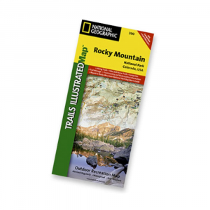Nat Geo Rocky Mountain Natl Park Map
