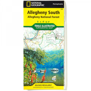 Nat Geo Alleghany National Forest Map South