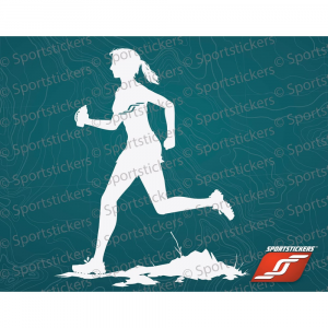Sportstickers Womens Trail Runner, White