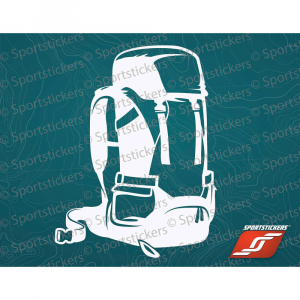 Sportstickers 55 L Backpack White