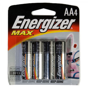 Energizer Aa Batteries, 4 Pack