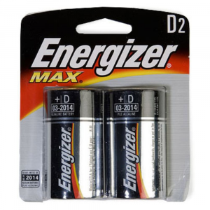Energizer D Batteries 2 Pack