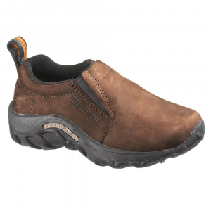 Merrell Youth Jungle Moc Nubuck Shoes, Brown