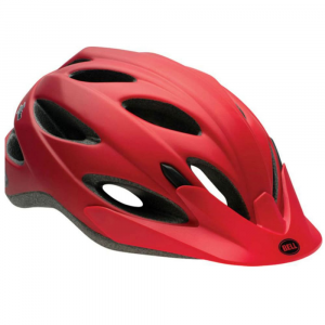 Bell Piston Bike Helmet, Matte Red