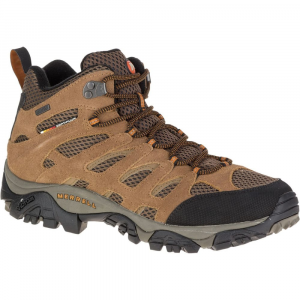 Merrell Men's Moab Mid Wp Hiking Boots, Earth