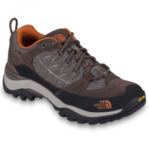 The North Face Mens Storm Wp Hiking Shoes Brownorange