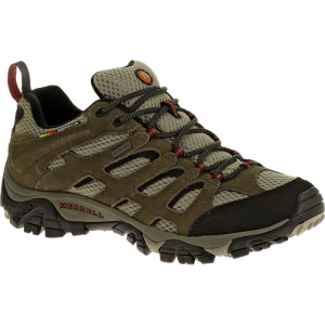 Merrell Men's Moab Wp Hiking Shoes, Bark Brown, Wide