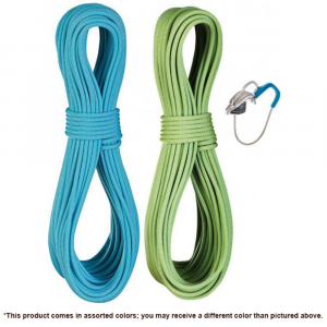 Edelrid Flycatcher 6.9 Mm X 60 M Climbing Rope Set With Micro Jul Belay Device