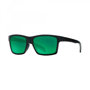 Native Flatirons Sunglasses, Asphalt/green Reflex