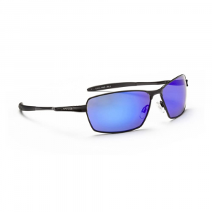Optic Nerve Axel Sunglasses, Flash Black/polarized Smoke