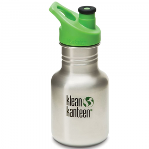 Klean Kanteen Kids' Stainless Steel Sport Cap Bottle, 12 Oz.