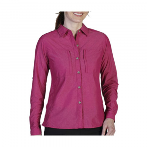 Exofficio Women's Dryflylite Shirt, L/s, Pizazz Size XS