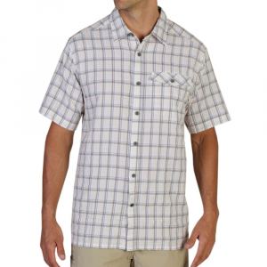 Exofficio Mens Quadrant Plaid Shirt Ss Size S
