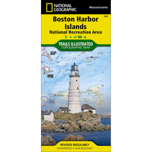 Nat Geo Boston Harbor Islands National Recreation Area Map