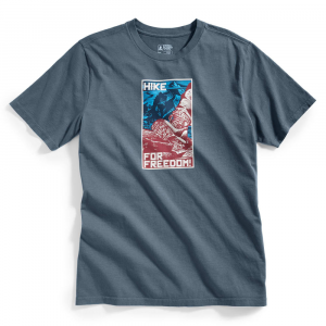 Ems Mens Hike For Freedom Graphic Tee Size S