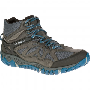 Merrell Mens All Out Blaze Ventilator Mid Waterproof Hiking Boots, Grey Multi