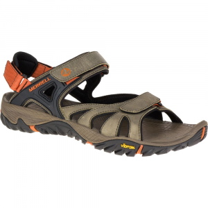 Merrell Men's All Out Blaze Sieve Convertible Sandals, Light Brown