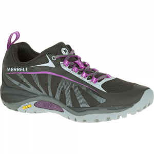 Merrell Womens Siren Edge Hiking Shoes, Black/purple