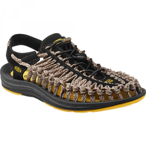 Keen Men's Uneek Flat Cord Sandals, Yellow/camo