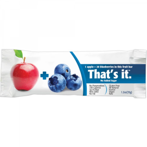 Thats It Apple + Blueberries Fruit Bar