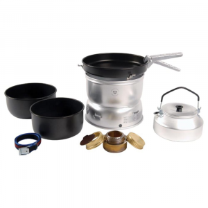 Trangia 25 6 Ultralight Non Stick Alcohol Stove Kit With Kettle And Windshields