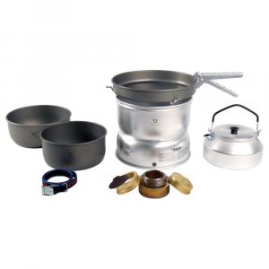 Trangia 25 8 Ultralight Hard Anodized Alcohol Stove Kit With Kettle And Windshields