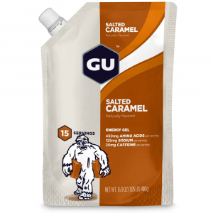 GU Roctane Salted Caramel Energy Gels, 15 Serving Pack