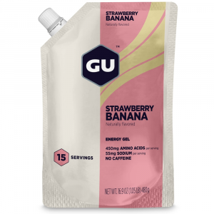 GU Roctane Strawberry Banana Energy Gels 15 Serving Pack