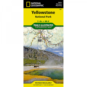 National Geographic Trails Illustrated Yellowstone National Park