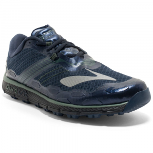 Brooks Mens Puregrit 5 Trail Running Shoes, Dress Blues/duck Green/black