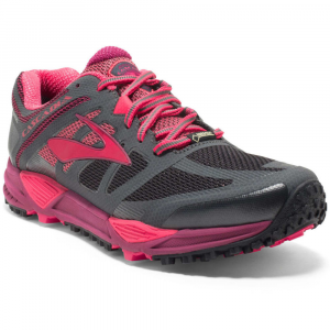 Brooks Womens Cascadia 11 Gtx Trail Running Shoes, Anthracite/teaberry/raspberry