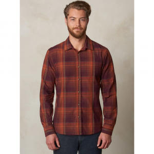 Prana Mens Rennin Flannel Long Sleeve Shirt Size XL
