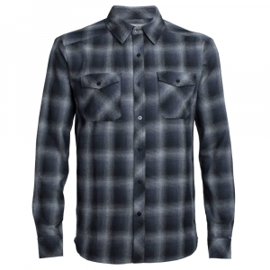 Icebreaker Men's Lodge Long Sleeve Flannel Shirt Size L