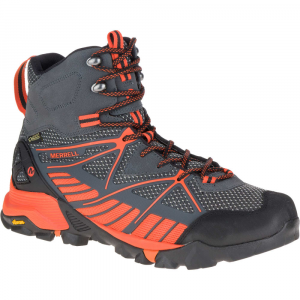 Merrell Mens Capra Venture Mid Gore Tex SurroundTM Hiking Boots Granite