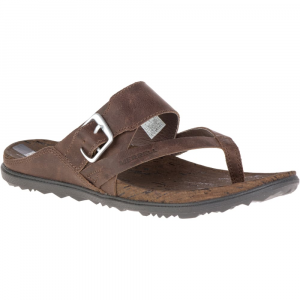 Merrell Womens Around Town Thong Buckle Sandals Brown