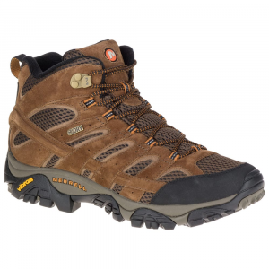 Merrell Mens Moab 2 Mid Waterproof Hiking Boots Earth