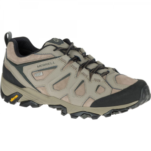 Merrell Mens Moab Fst Leather Waterproof Hiking Shoes, Boulder