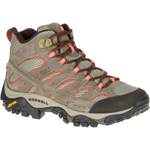 Merrell Womens Moab 2 Mid Waterproof Hiking Boots Bungee Cord