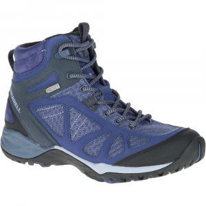 Merrell Women's Siren Sport Q2 Mid Waterproof Hiking Boots, Crown Blue
