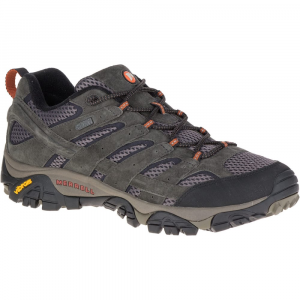 Merrell Mens Moab 2 Waterproof Hiking Shoes, Beluga, Wide