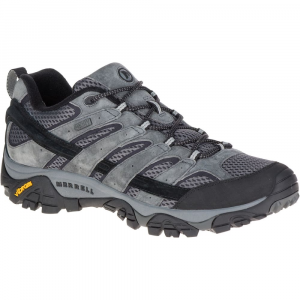 Merrell Mens Moab 2 Waterproof Hiking Shoes, Granite