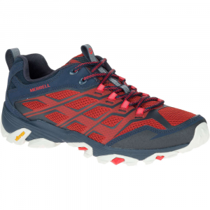 Merrell Mens Moab Fst Hiking Shoes, Navy/dark Red