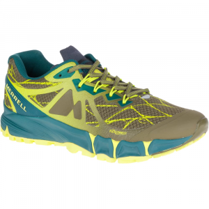 Merrell Men's Agility Peak Flex Trail Running Shoes, Dark Olive