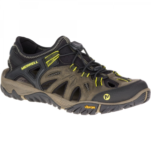Merrell Men's All Out Blaze Sieve Hiking Sandals, Olive Night