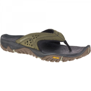 Merrell Mens All Out Blaze Flip Sandals Dusty Olive