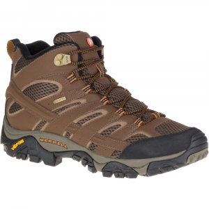 Merrell Men's Moab 2 Mid Gore Tex Hiking Boots, Earth