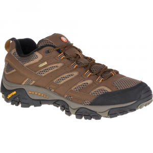 Merrell Men's Moab 2 Gore Tex Hiking Shoes, Earth, Wide